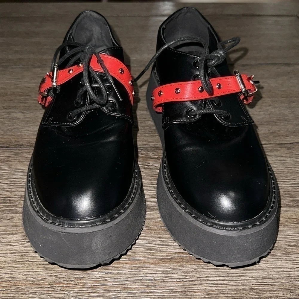 Koi Footwear Platform Lace Up Shoes